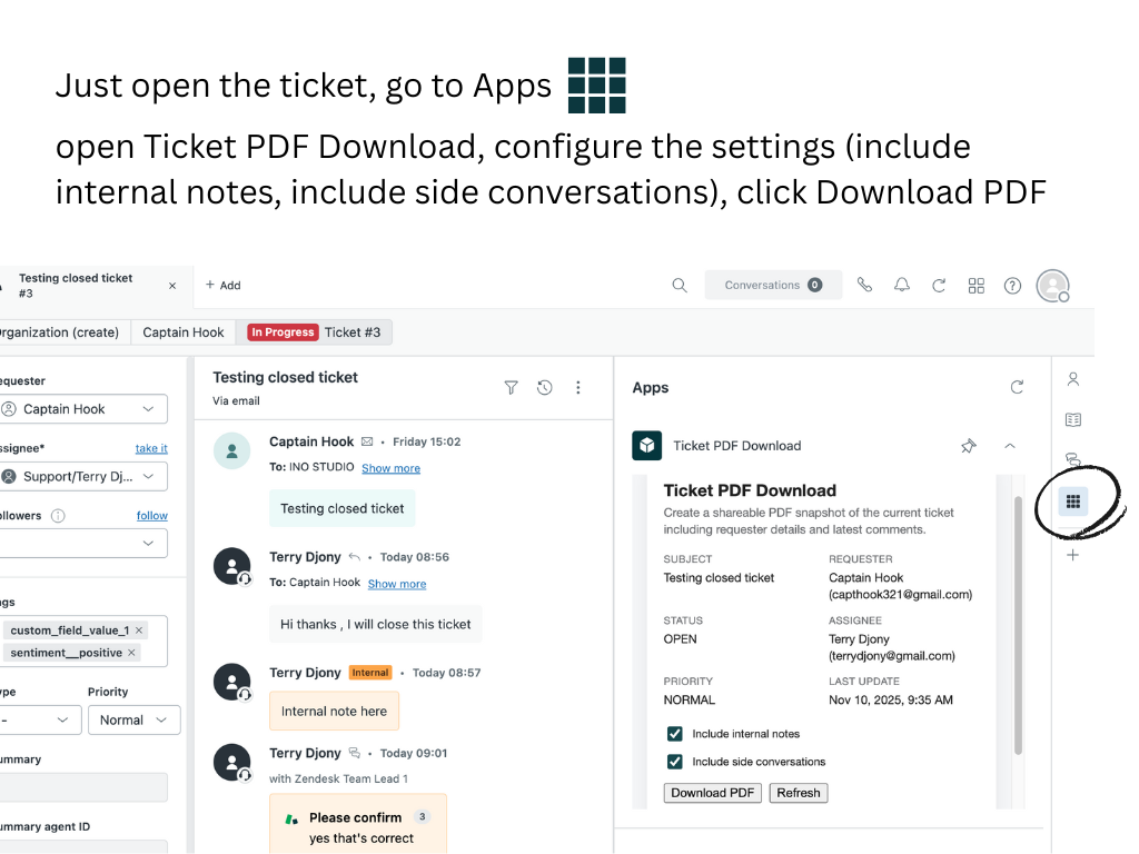 Generated PDF Output